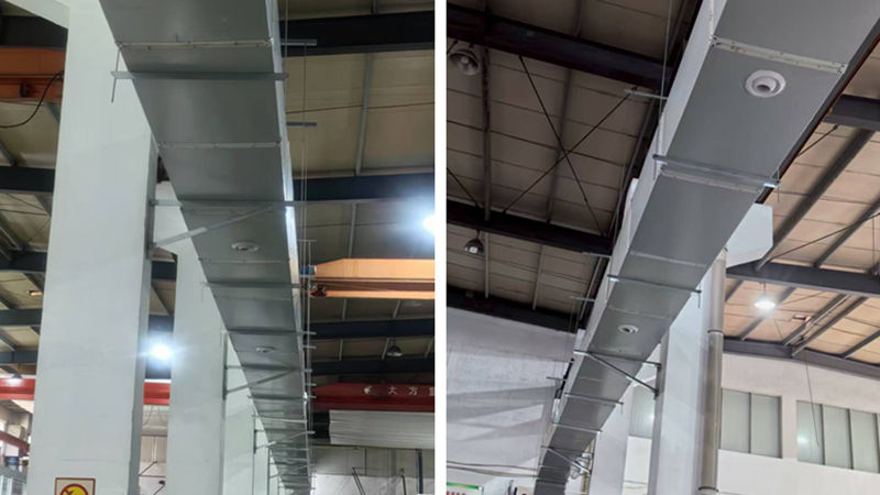 新光公司包材車間降溫技改項目成效顯著