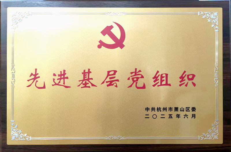 新光公司黨支部榮獲“蕭山區(qū)先進(jìn)基層黨組織”稱號(hào)